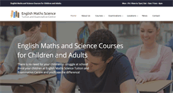 Desktop Screenshot of englishandmaths.com